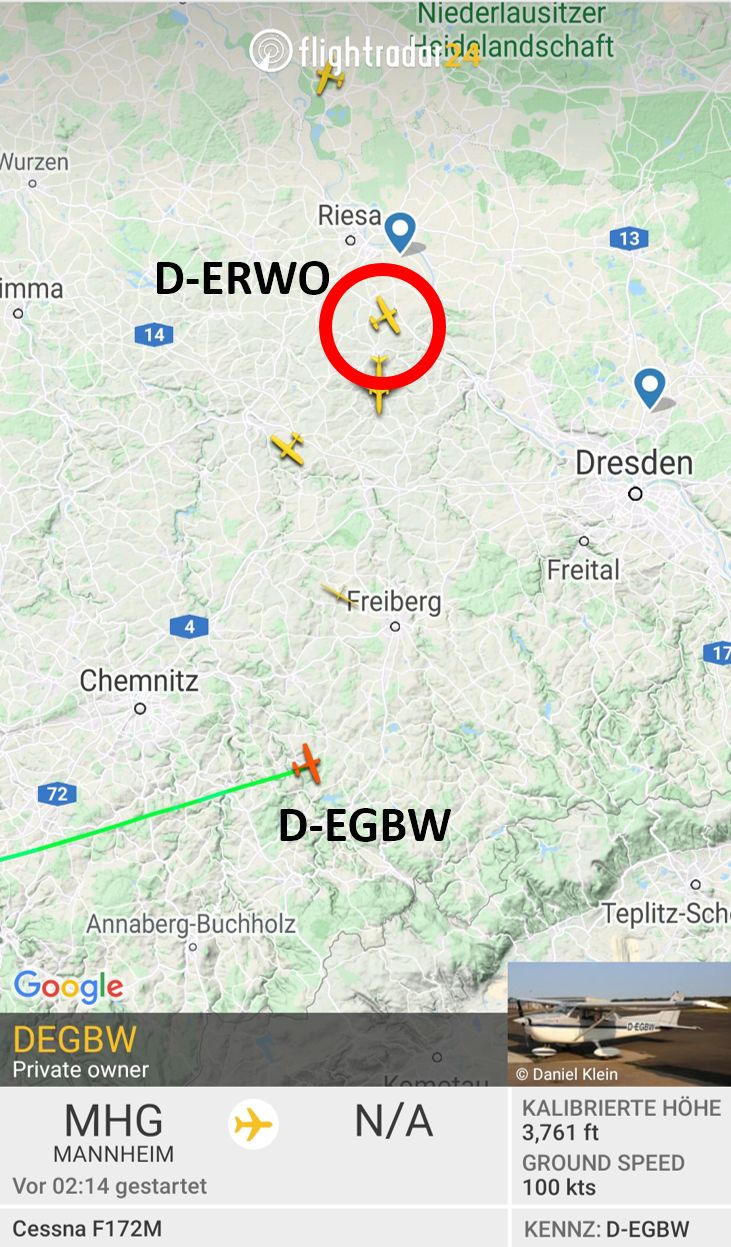 Read more about the article Überführungsflug für die D-EGBW nach Kamenz zum Lackieren